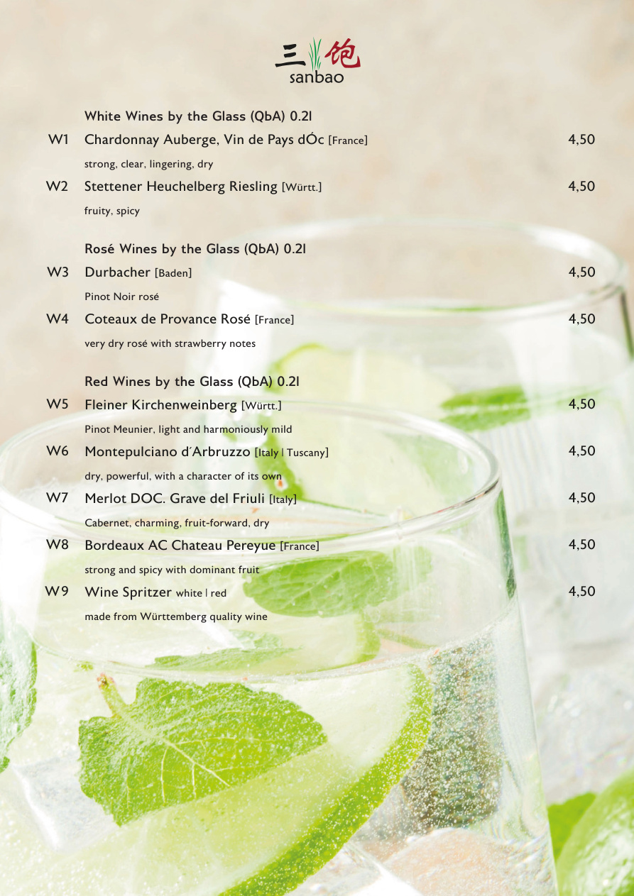 English Menu Page 17