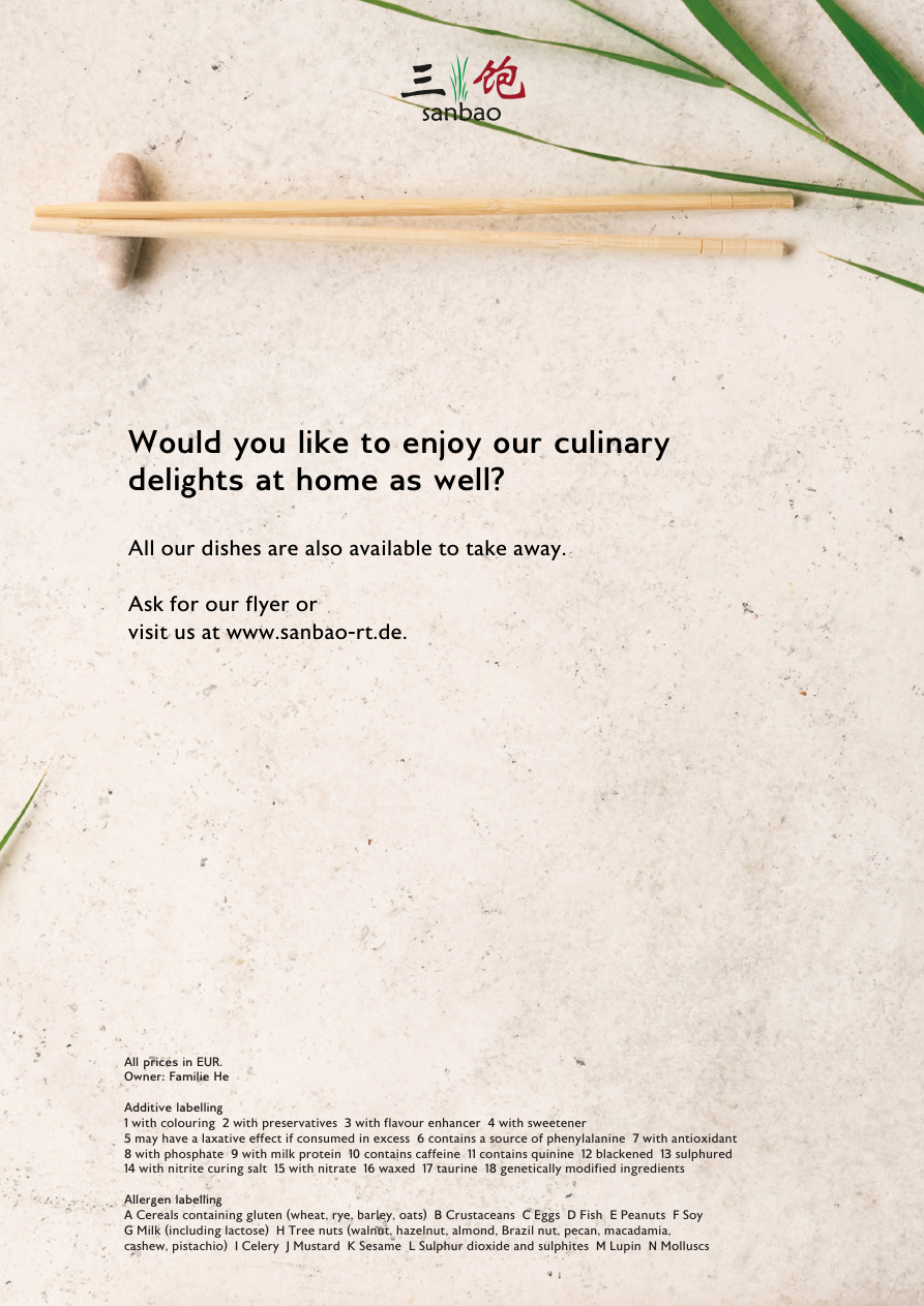 English Menu Page 18